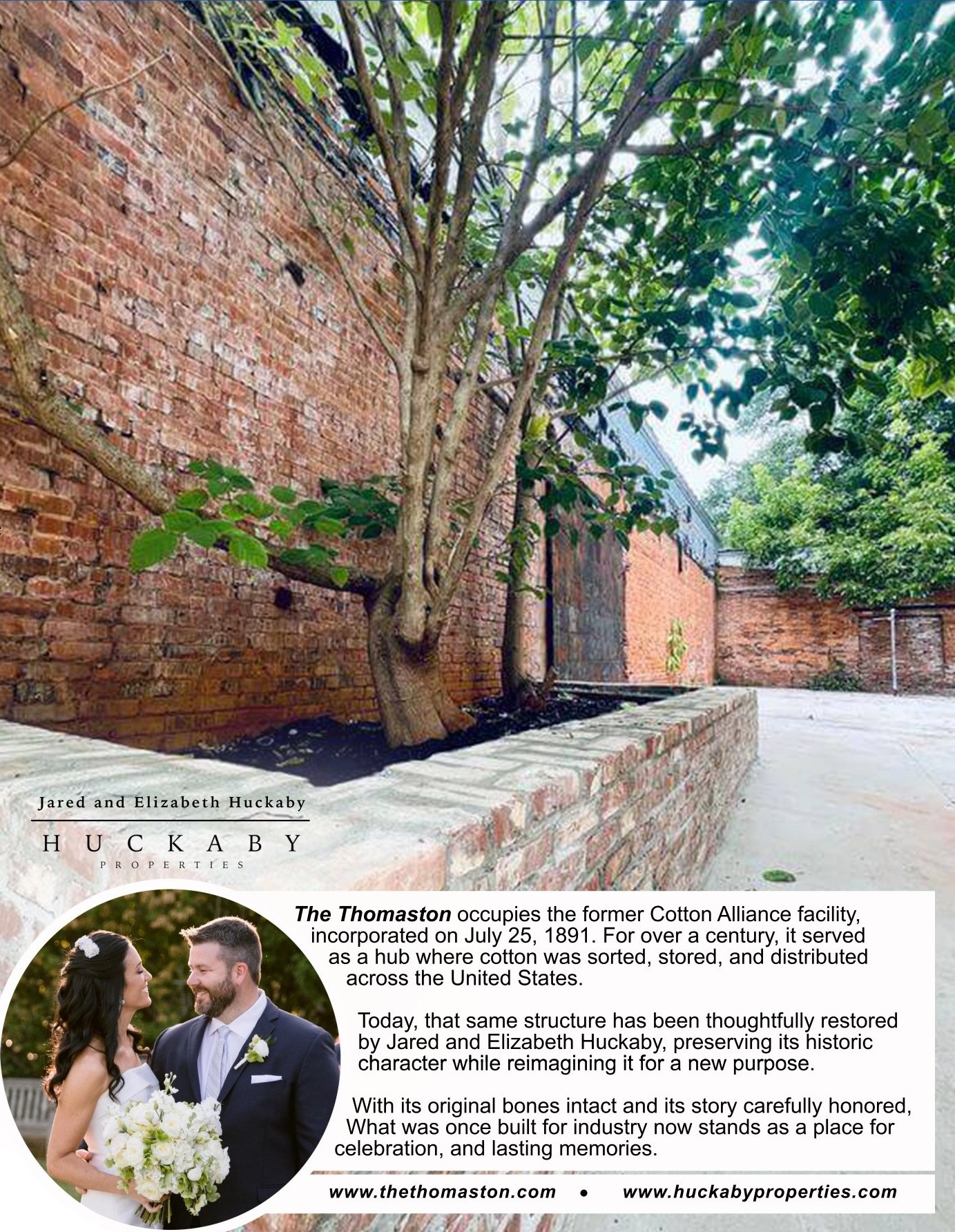 Woven in History feature page about The Thomaston